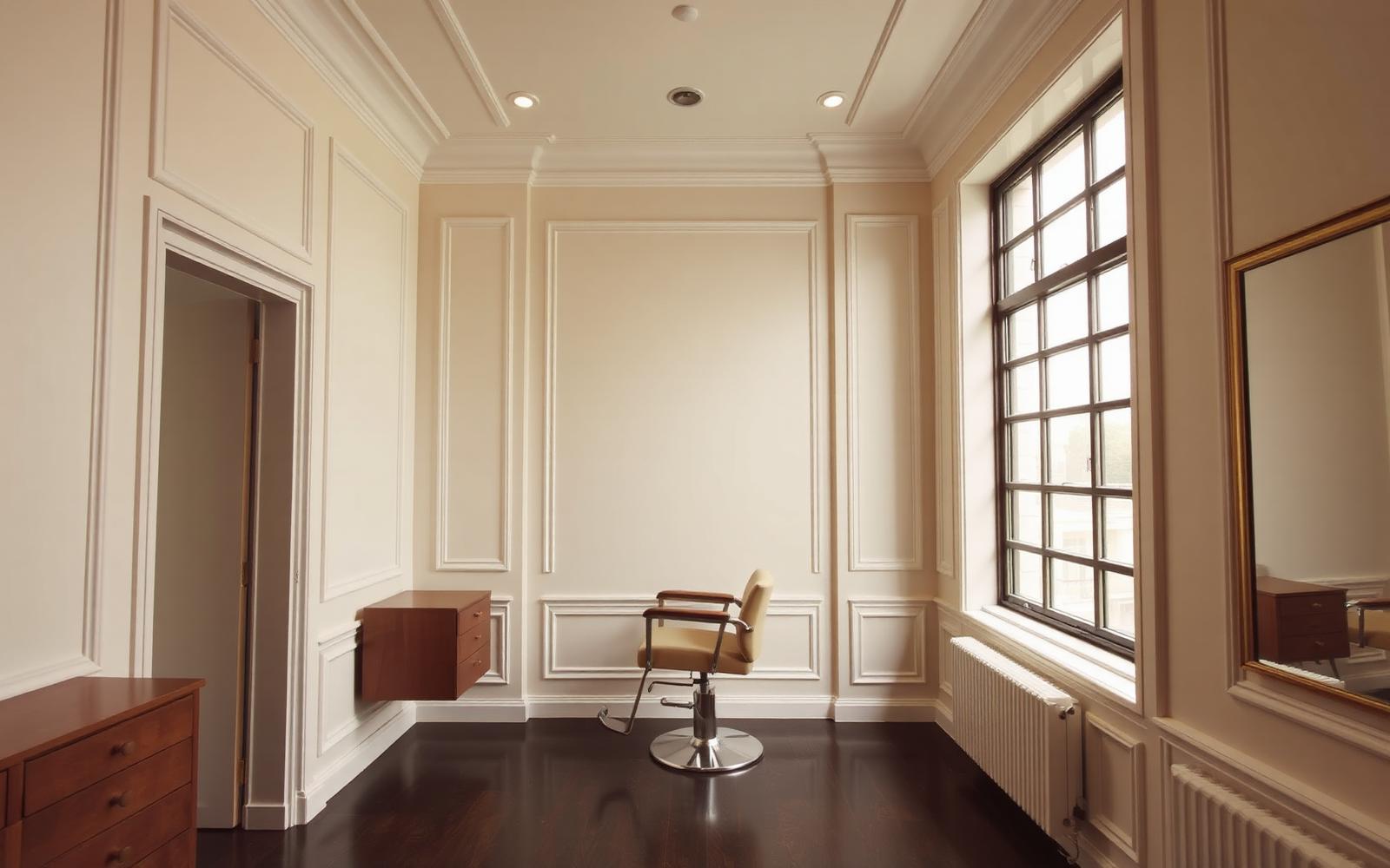 The A&D Wigs studio interior in Lekki, Lagos